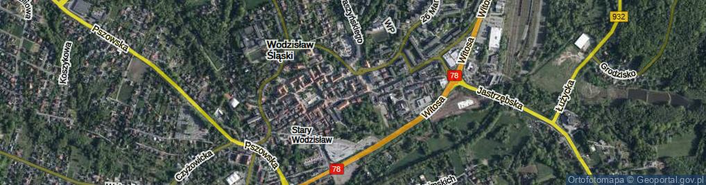 Zdjęcie satelitarne Głowackiego Bartosza ul.